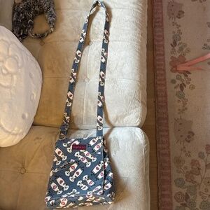 Bungalow 360 vegan crossbody bag with sea otters